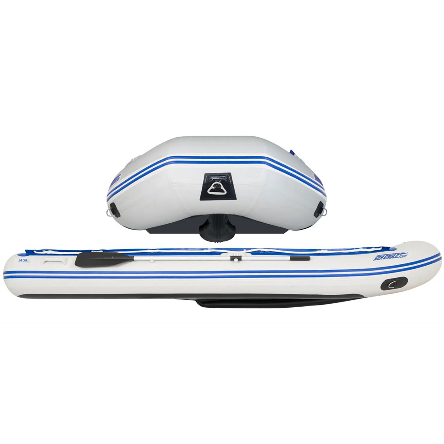 Sea Eagle 14' Sport Runabout Drop Stitch Deluxe Inflatable Raft Package - Image 2