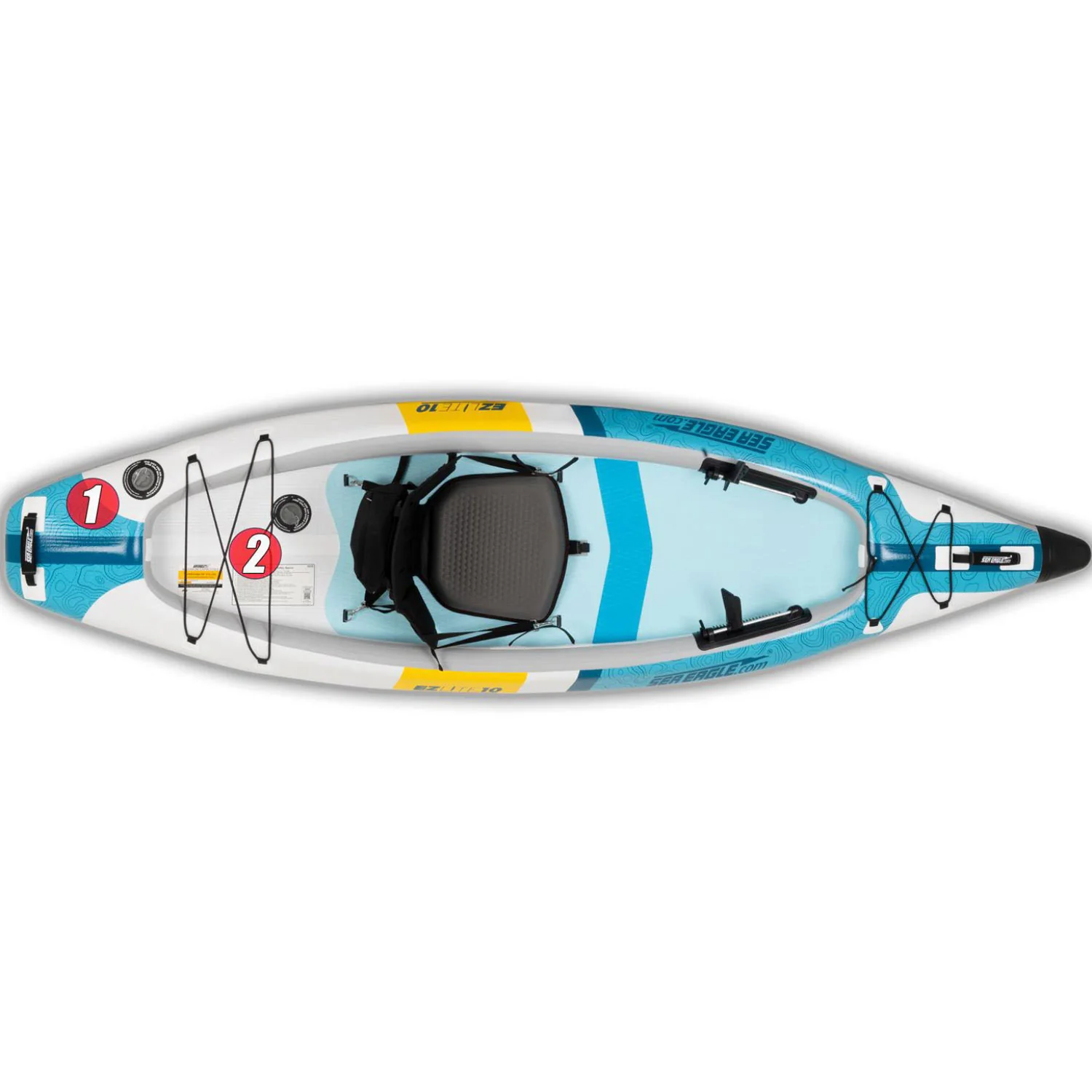 Sea Eagle EZLite 10 Deluxe Inflatable Kayak Package - Image 2