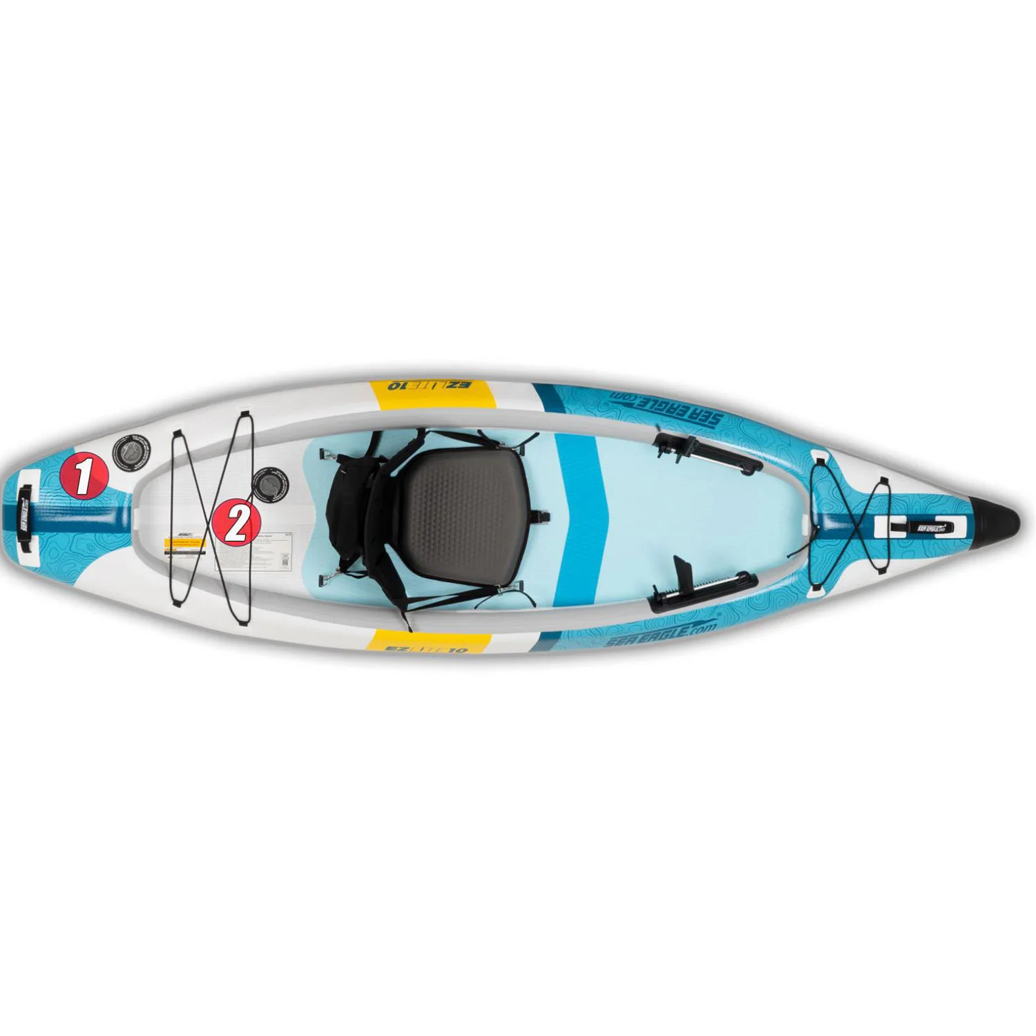 Sea Eagle EZLite 10 Pro Carbon Inflatable Kayak Package - Image 2
