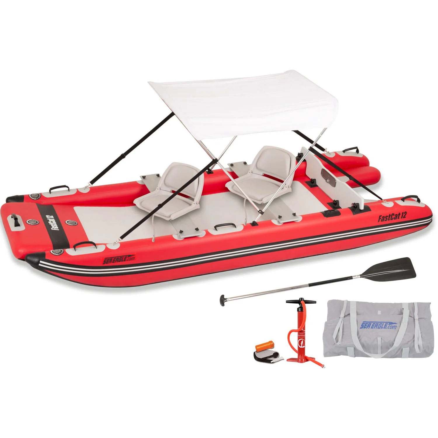 Sea EagleFast Cat12 Cataraft Swivel Seat Canopy Package