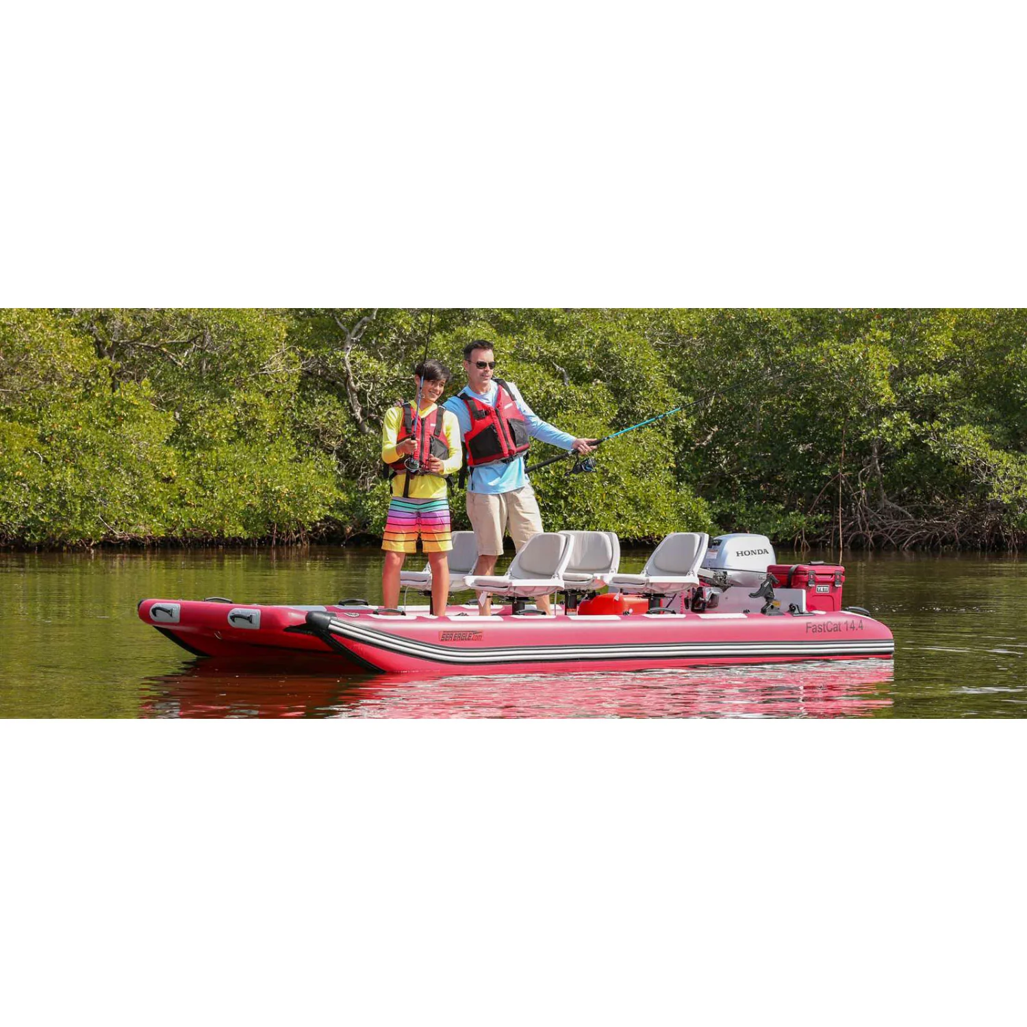Sea Eagle FastCat14 Cataraft Deluxe Package - Image 13