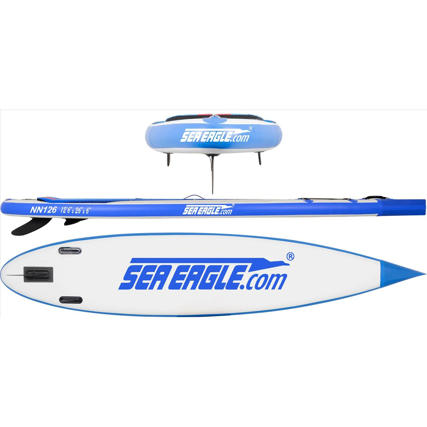 Sea Eagle NeedleNose 126 Inflatable SUP Board Electric Pump Package - Image 3