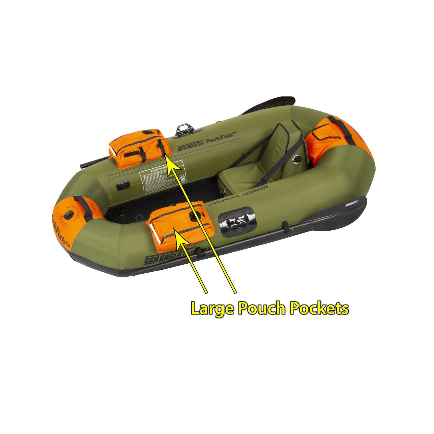 Sea Eagle PackFish7 Fishing Kayak Deluxe Package - Image 3