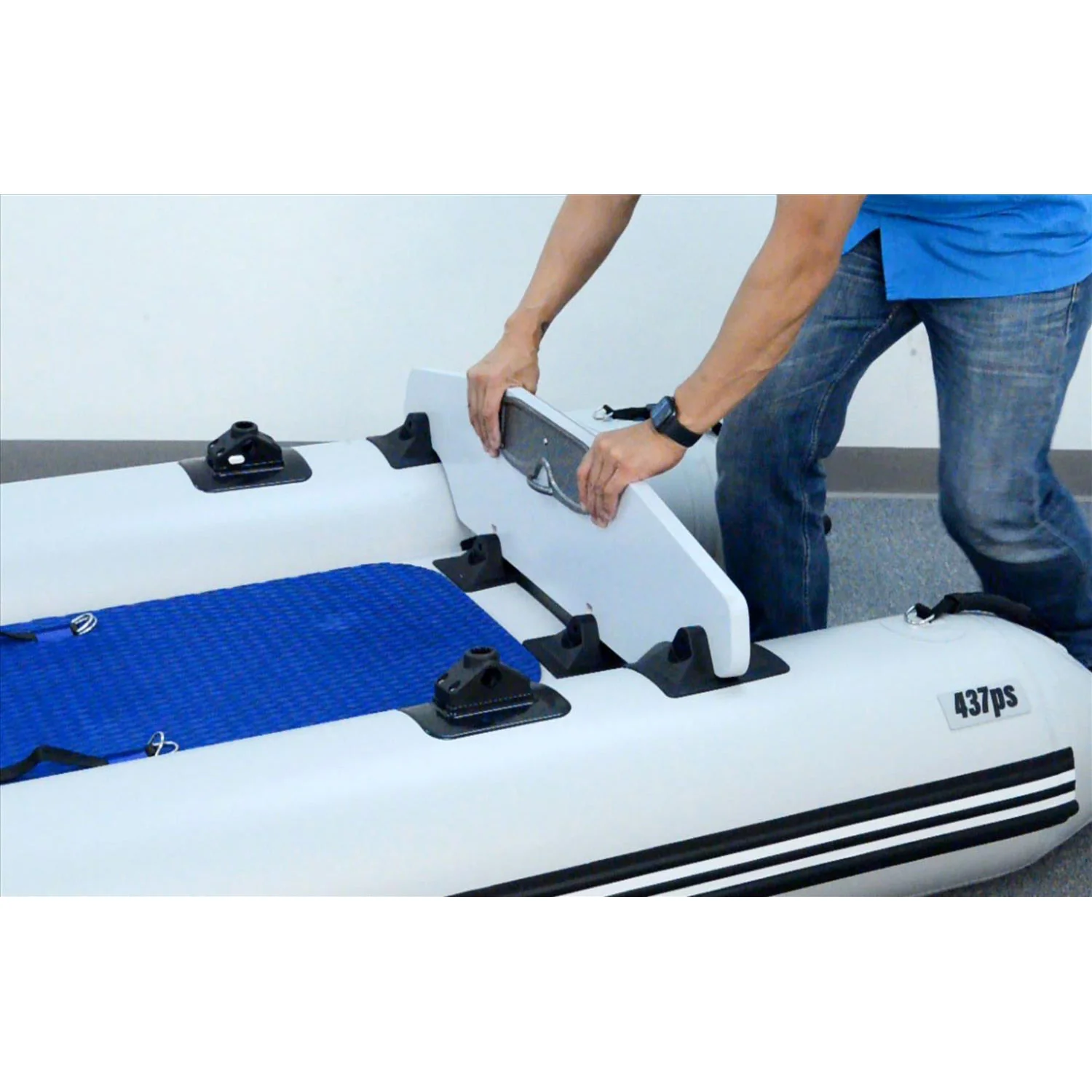 Sea Eagle PaddleSki 437ps Inflatable Kayak 2 Person Swivel Seat Package - Image 4
