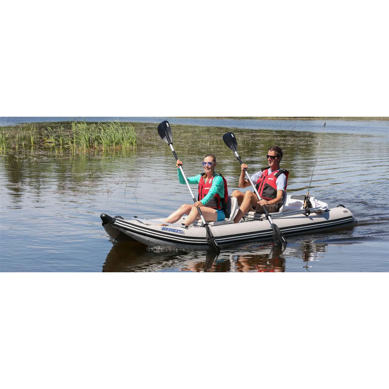 Sea Eagle PaddleSki 437ps Inflatable Kayak Solo Start Up Package - Image 11