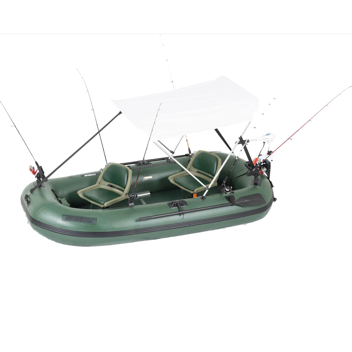 Sea Eagle Stealth Stalker 10 Frameless Pontoon Boat Pro Package - Image 10