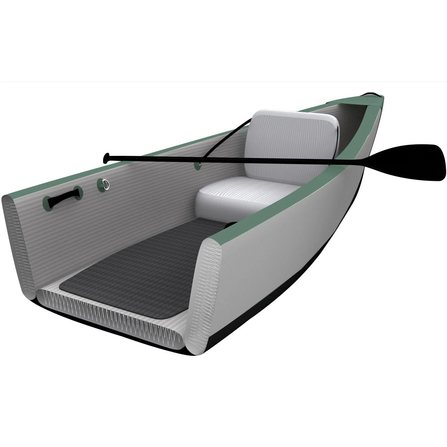 Sea Eagle TravelCanoe TC16 Electric Pump 3 Person Inflatable Canoe Package - Image 4