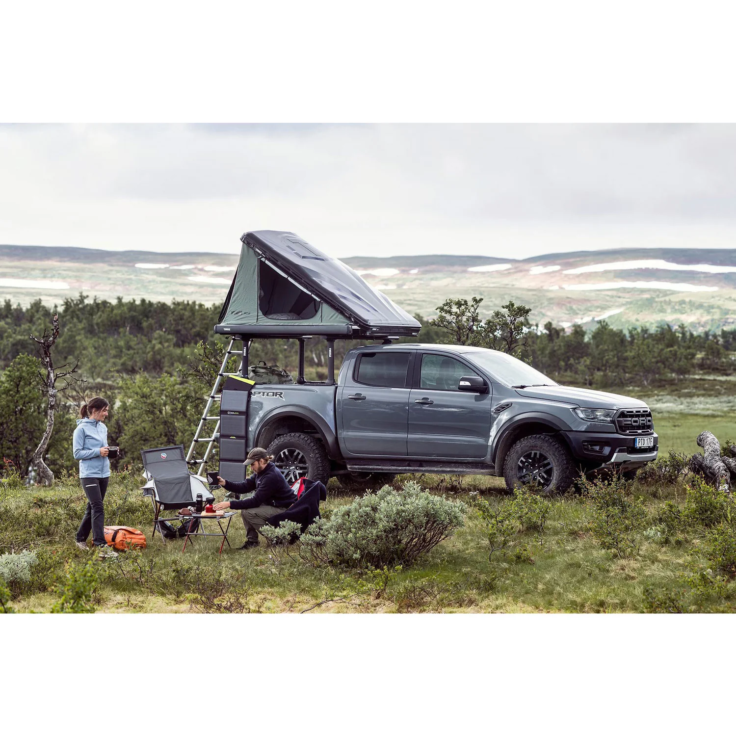 Thule Basin Wedge 2 Hardshell Roof Top Tent (Closeout) - Image 12