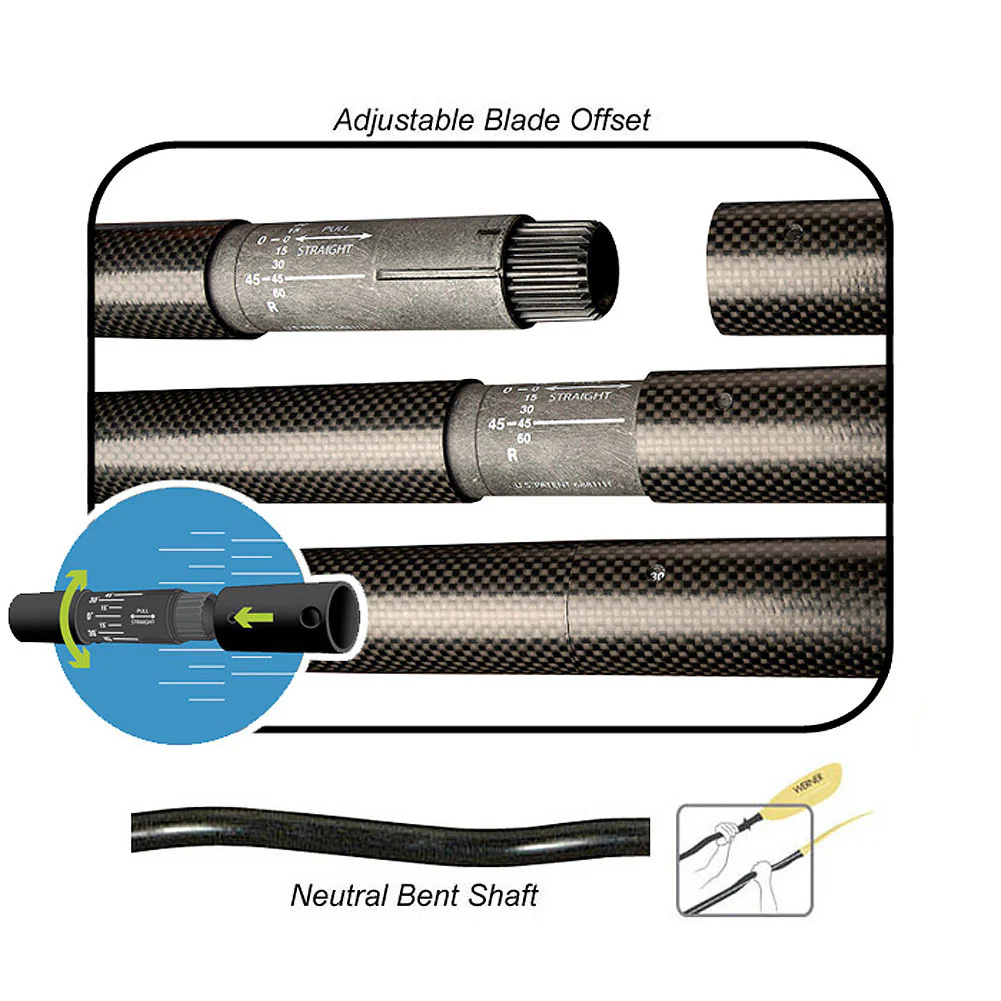 Reboxed Werner Camano Fiberglass Bent Shaft Kayak Paddle - Image 7