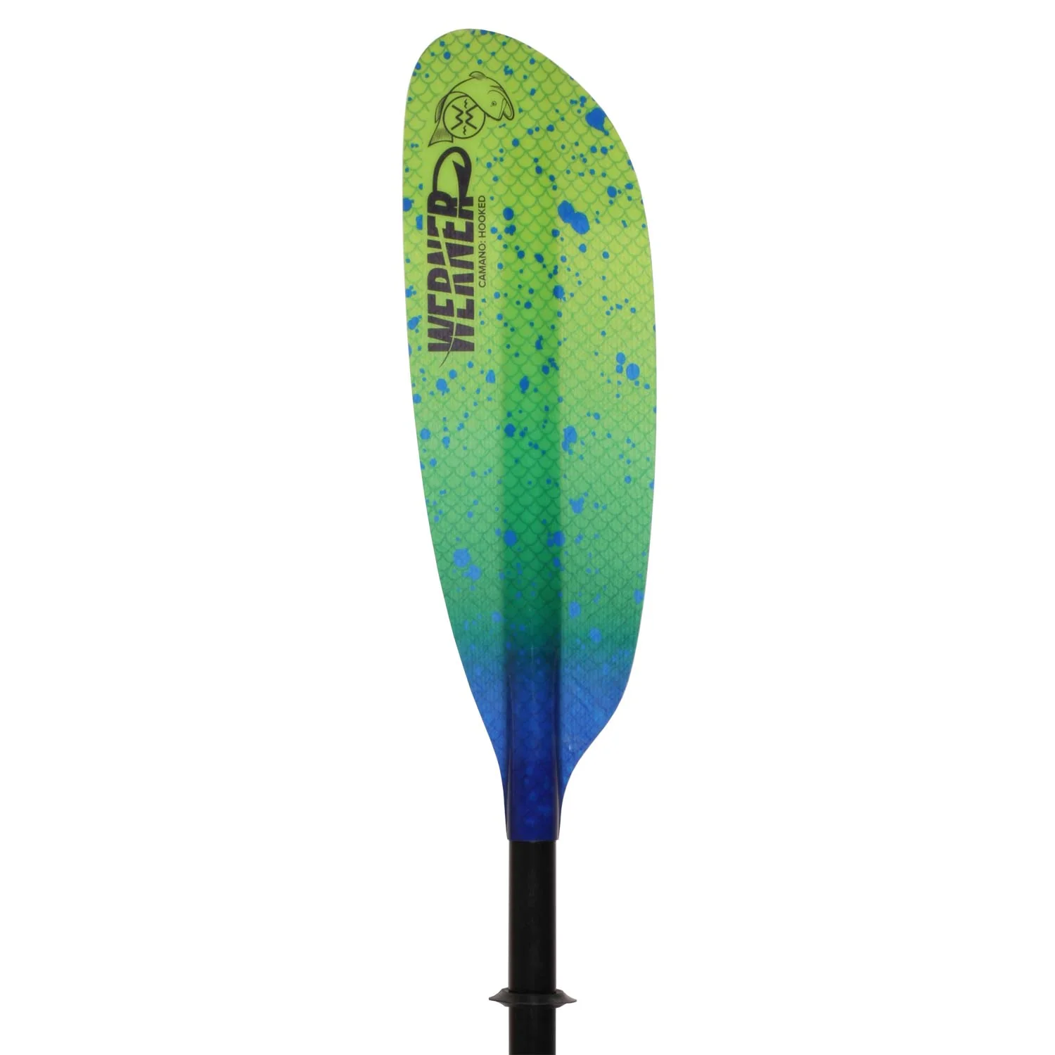 Werner Camano Hooked Fiberglass Fishing Kayak Paddle - Image 2