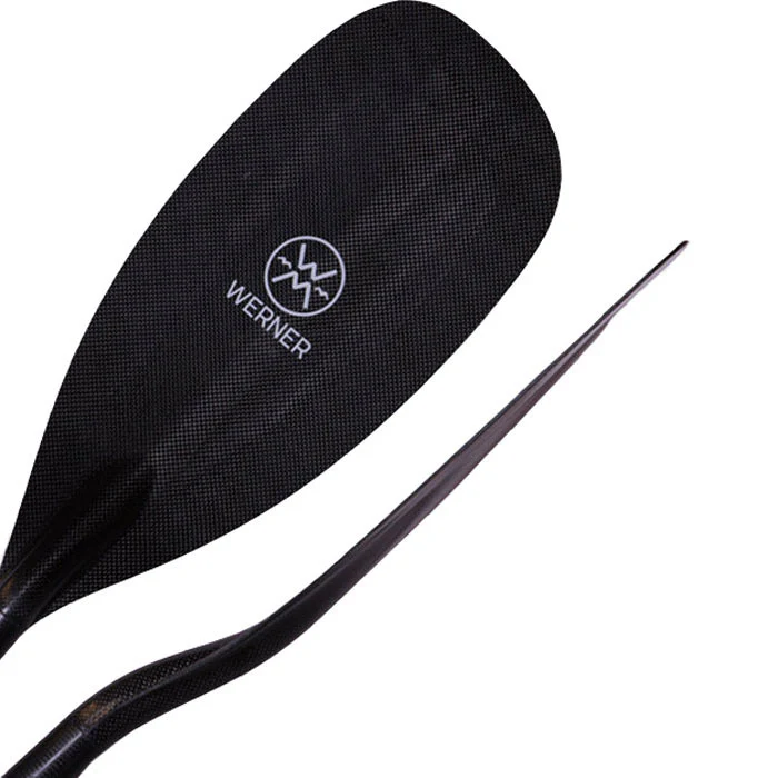 Werner Paddles Covert Carbon Straight Shaft Whitewater Kayak Paddle - Image 4