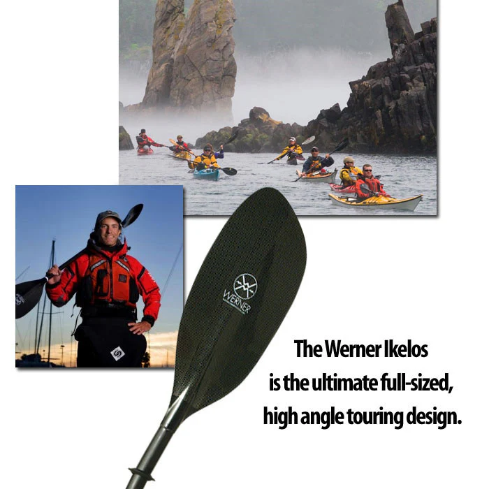 Werner Ikelos Carbon Straight Shaft Kayak Paddle - Image 5