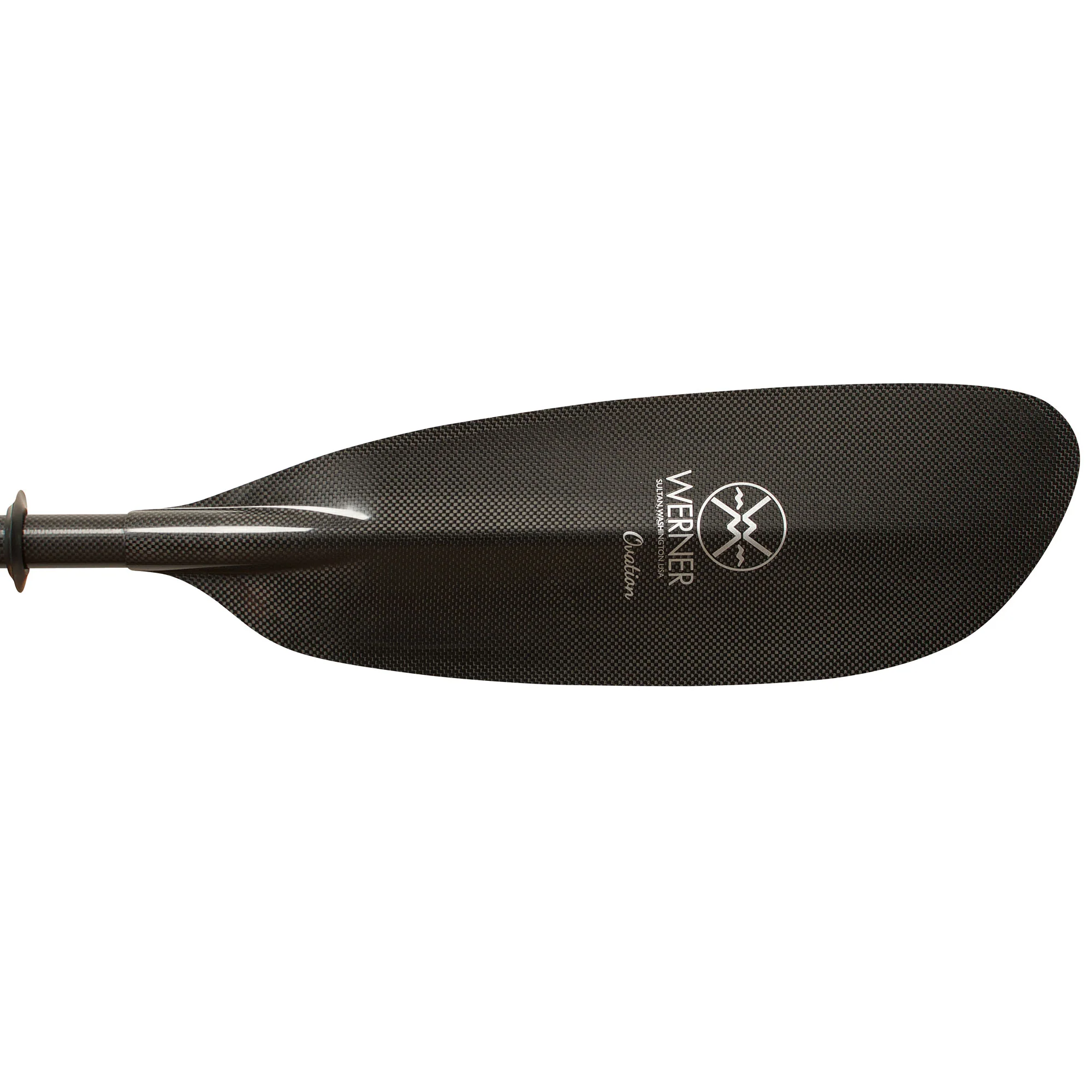 Werner Ovation Carbon Straight Shaft Kayak Paddle - Image 2