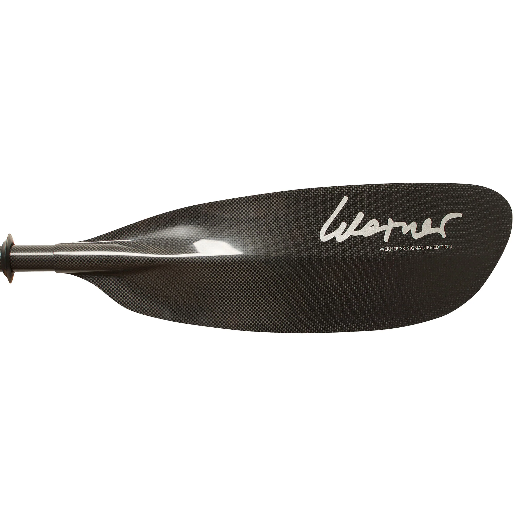 Werner Ovation Carbon Straight Shaft Kayak Paddle - Image 3
