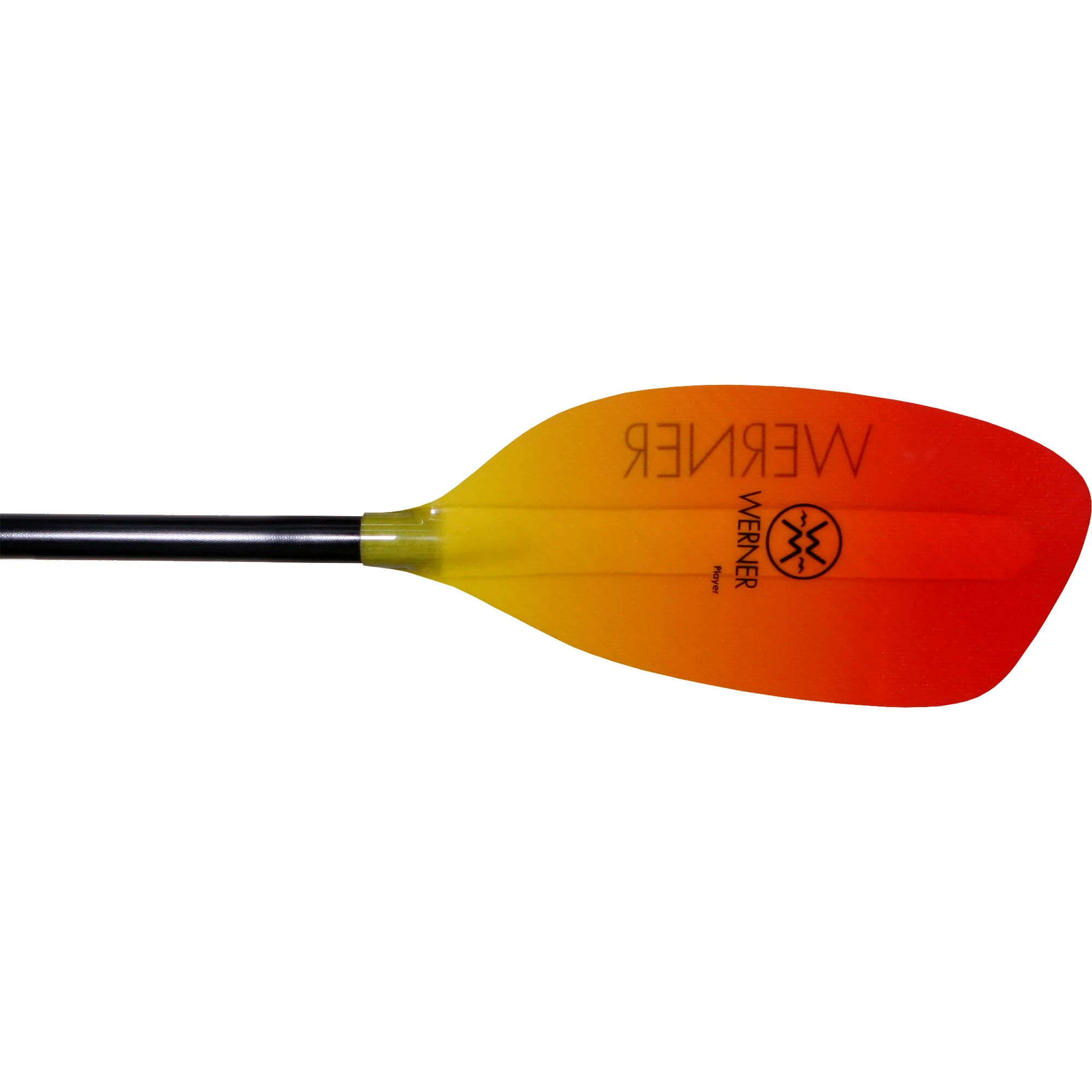 Werner Player Fiberglass Straight Shaft Whitewater Kayak Paddle - Image 2