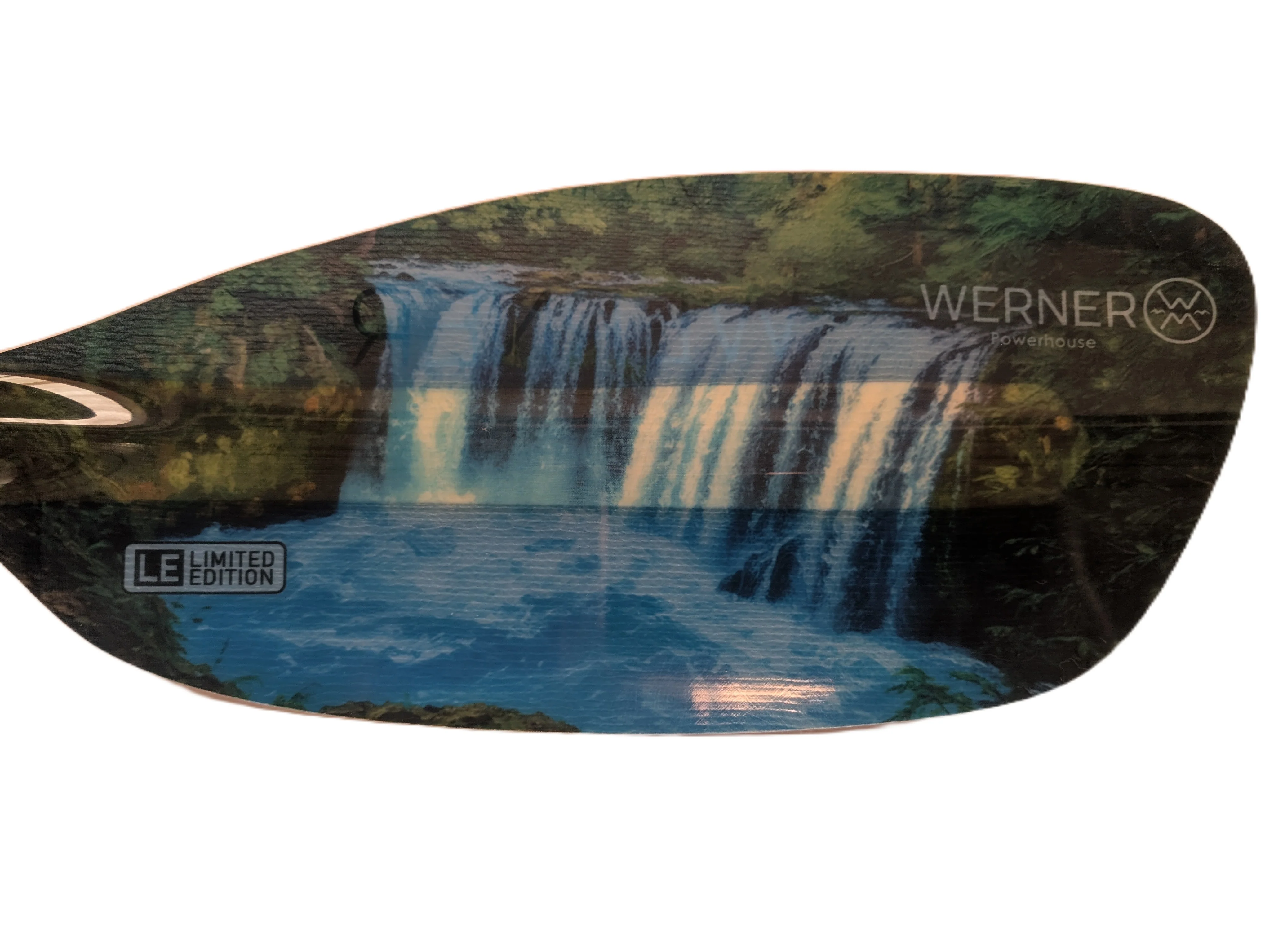 Werner Powerhouse Fiberglass 4-Piece Breakdown Whitewater Kayak Paddle - Image 9