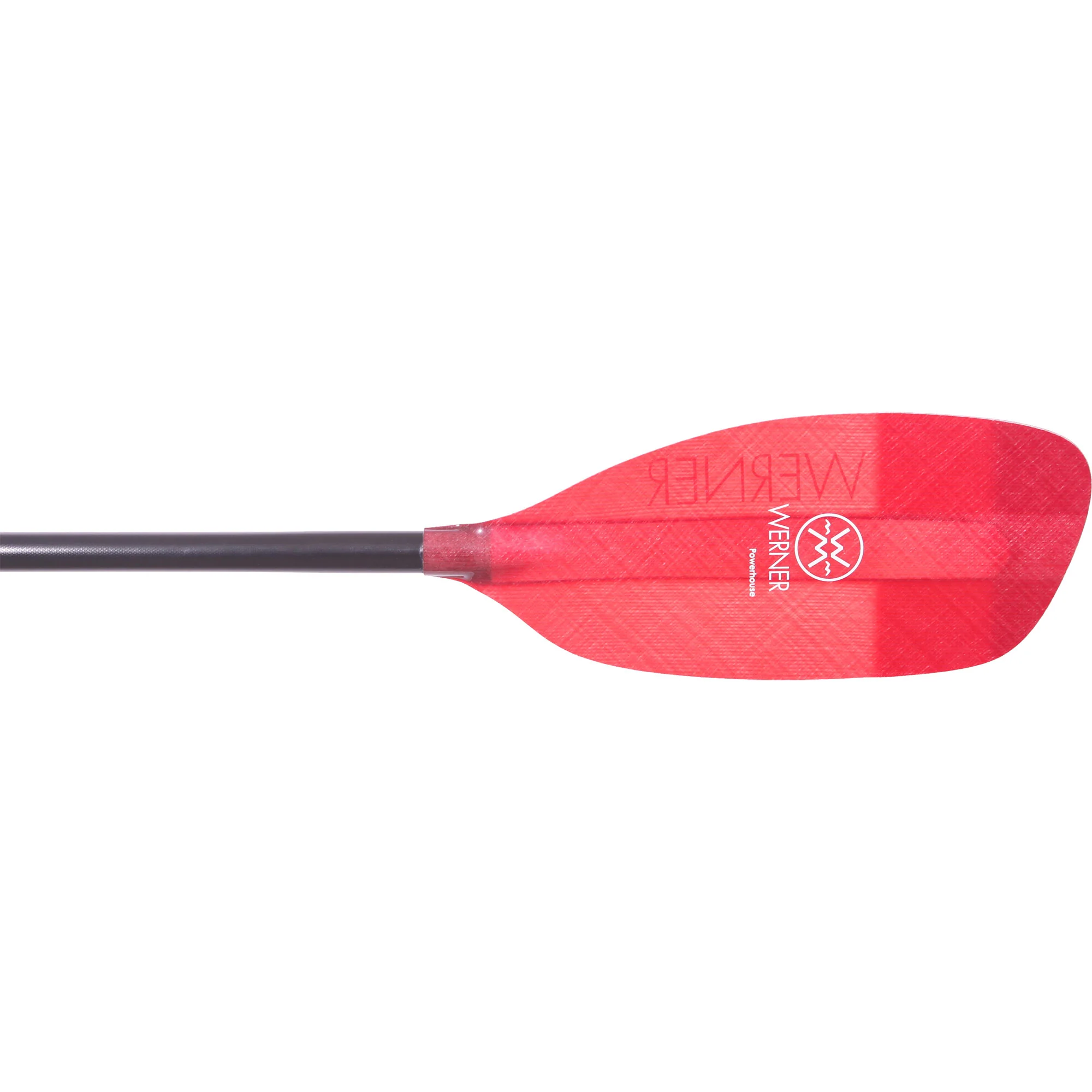 Werner Powerhouse Fiberglass Straight Shaft Whitewater Kayak Paddle - Image 3
