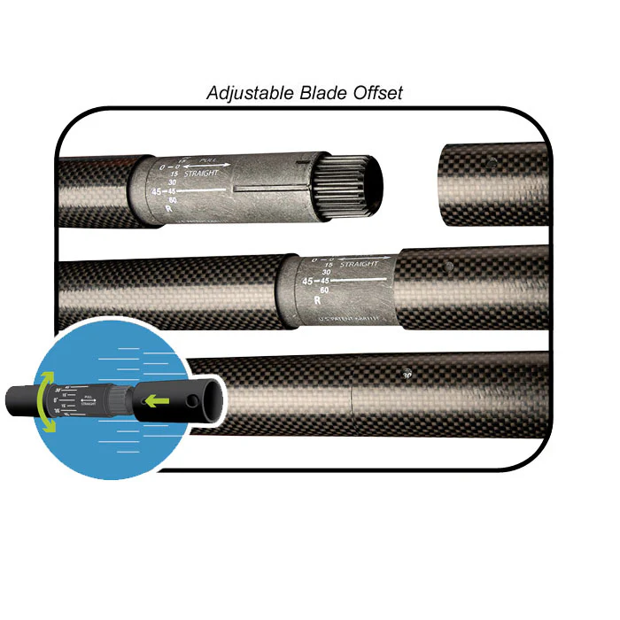 Werner Shuna Carbon Straight Shaft Kayak Paddle - Image 3