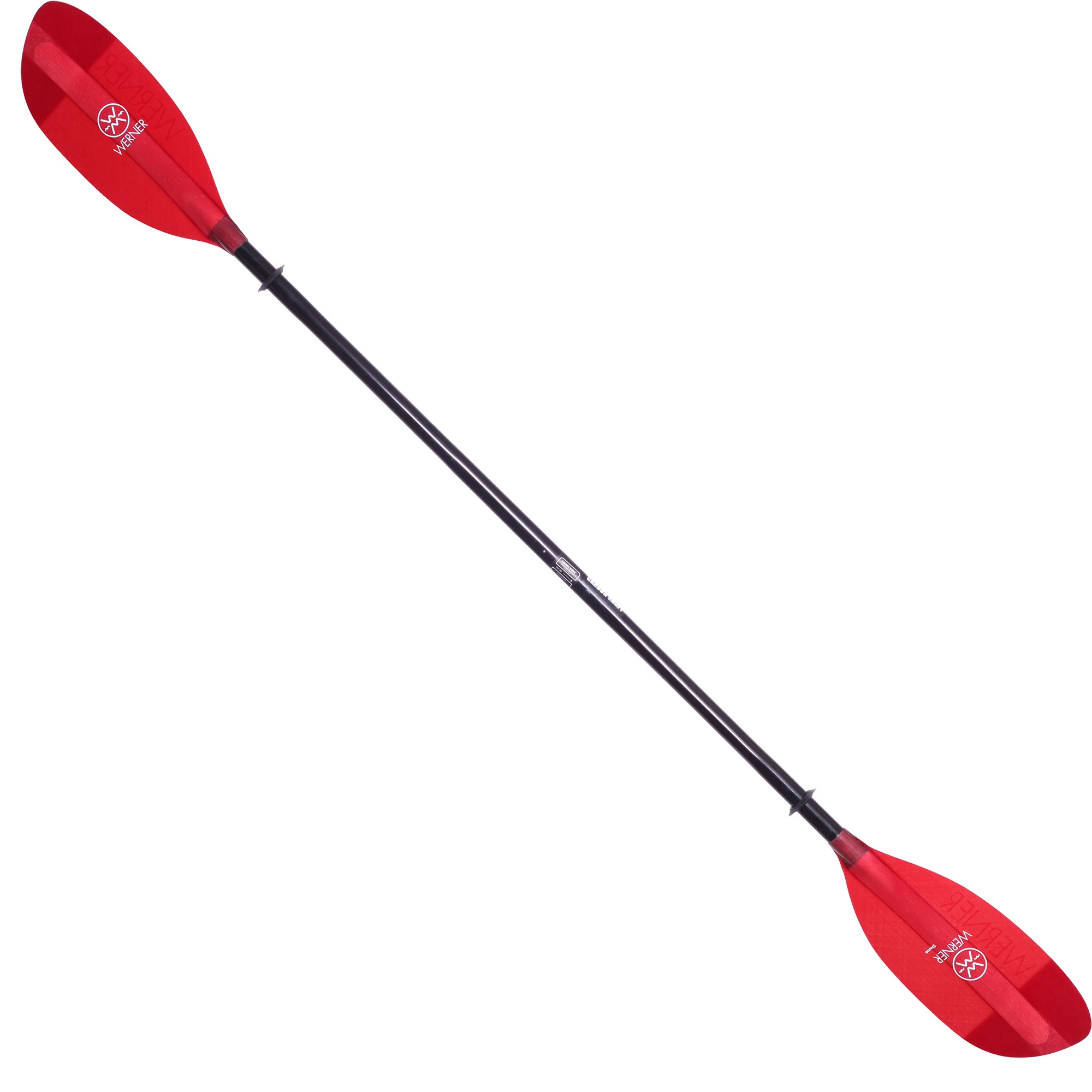 Werner Shuna 2-Piece Fiberglass Straight Shaft Kayak Paddle
