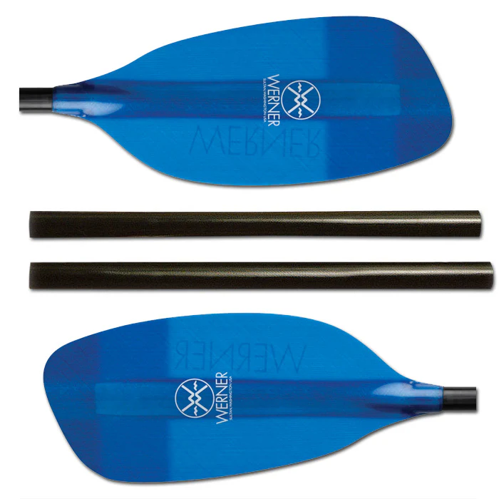 Werner Side Kick Fiberglass 4-Piece Whitewater Kayak Paddle - Image 5