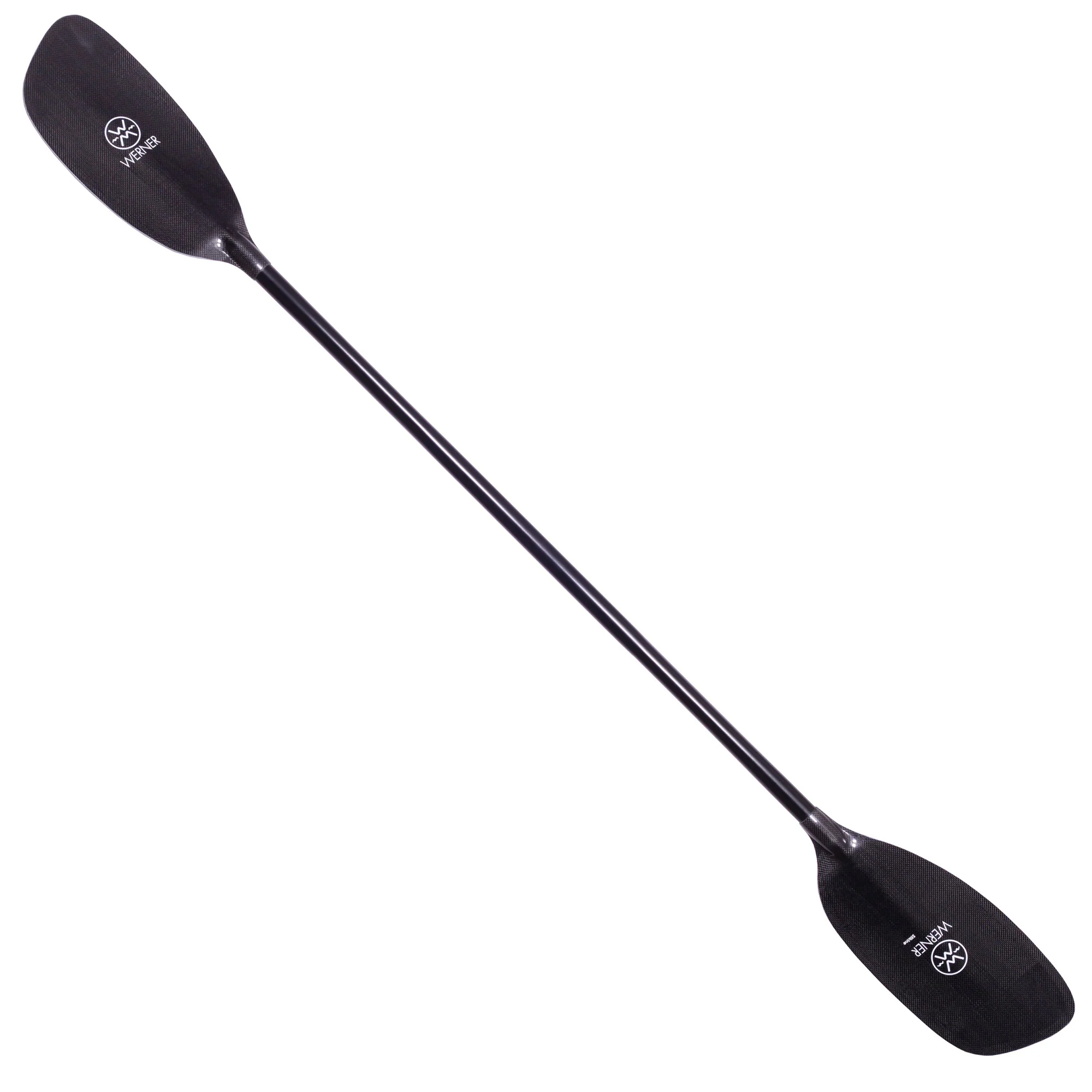 Werner Stikine Carbon Straight Shaft Whitewater Kayak Paddle