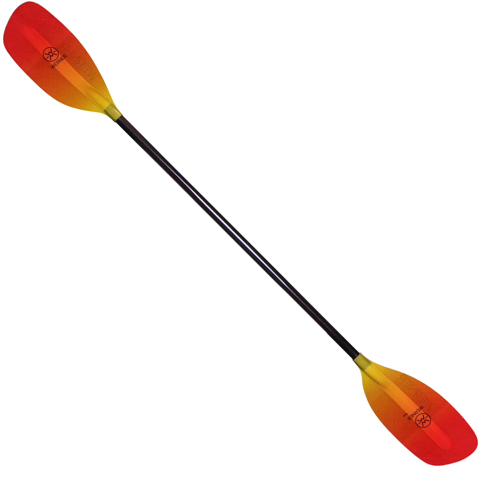 Werner Surge Fiberglass 4-Piece Whitewater Kayak Paddle - Image 2