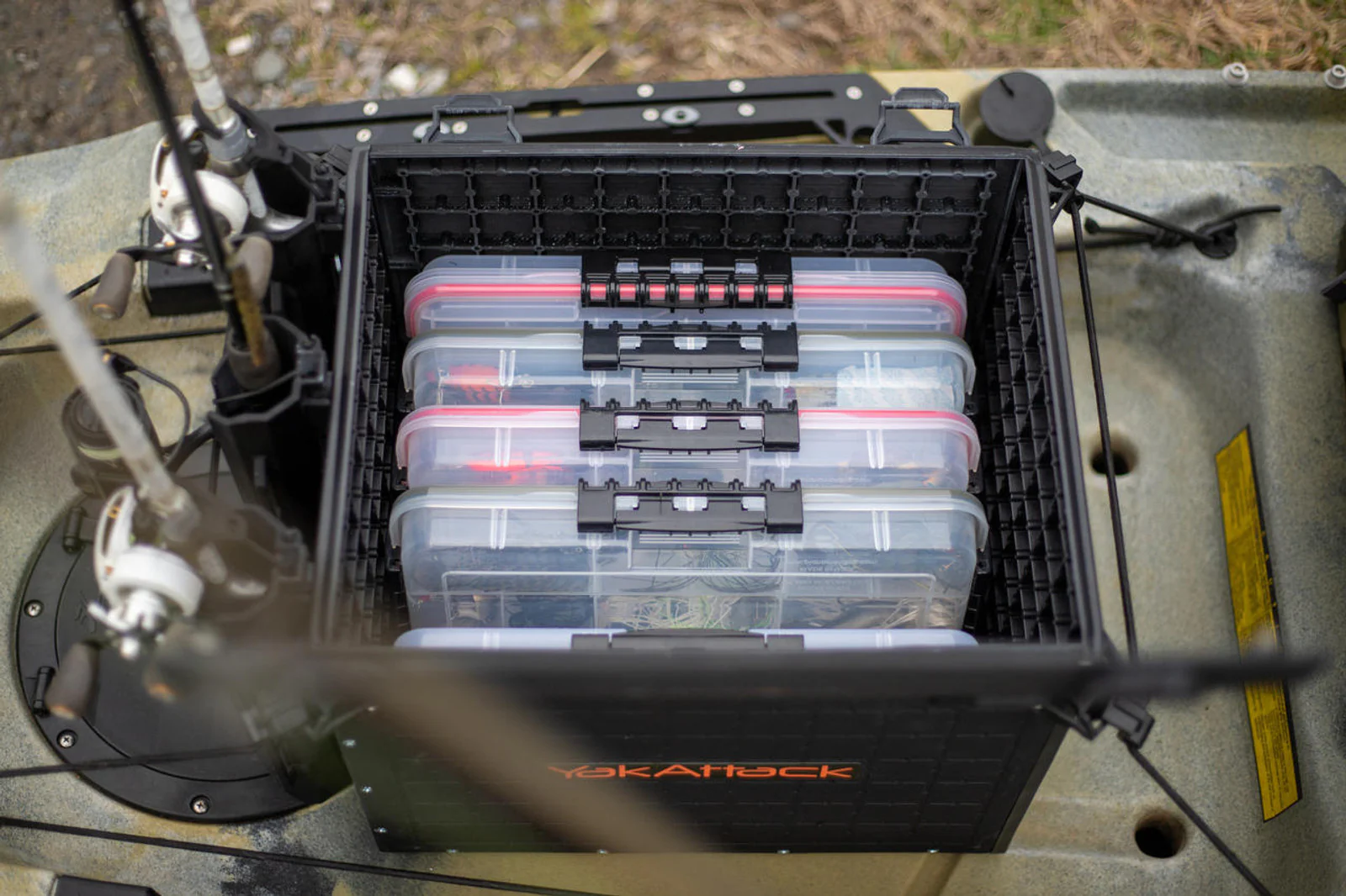 YakAttack BlackPak Pro Kayak Fishing Crate - Image 10