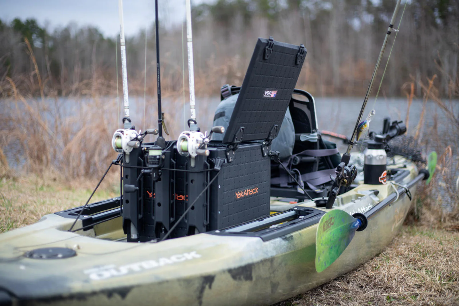 YakAttack BlackPak Pro Kayak Fishing Crate - Image 11