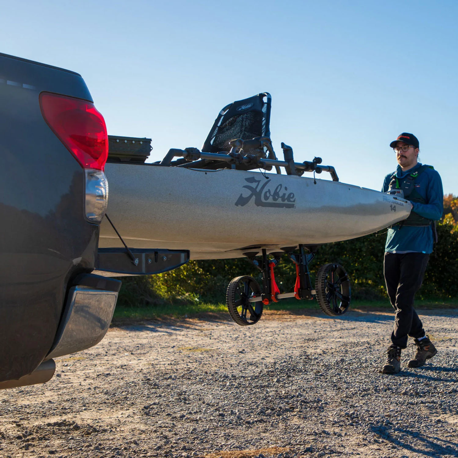 YakAttack TowNStow Scupper Kayak Cart - Image 15